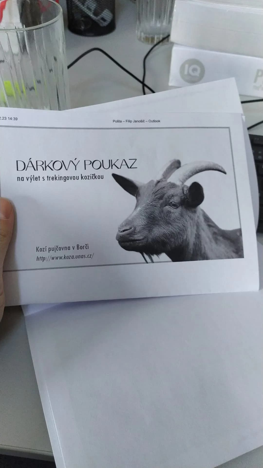 Vzor dárkového poukazu 5