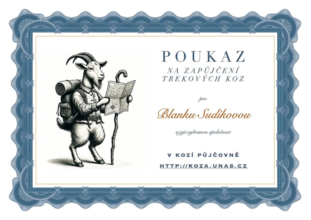 Vzor dárkového poukazu 6